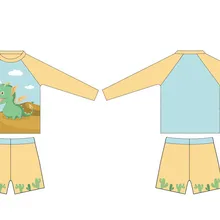 UPF50+ мультфильм купальный костюм для малыша, купальник 2020tt-оригинальность топ и шорты Rashguard Мальчики 2 шт серфинг/купальники костюм