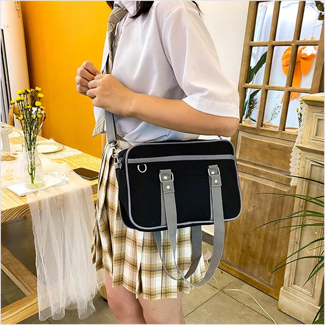 Vvsha Korean women messenger bags preppy style female shoulder bag pu