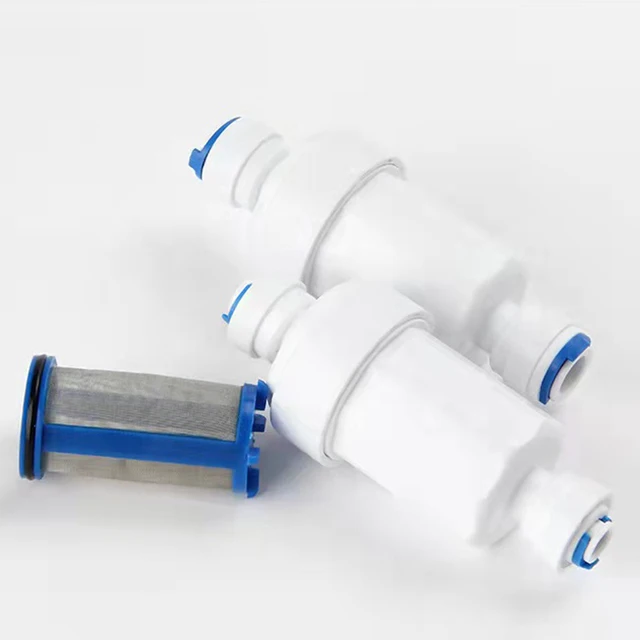 1/4 "3/8" Micro Quick Csatlakozás Szűrő Víztisztító Elülső Rozsdamentes Acél Háló Homok Részecskék Otthoni Kerti Csatlakozók - Image 4