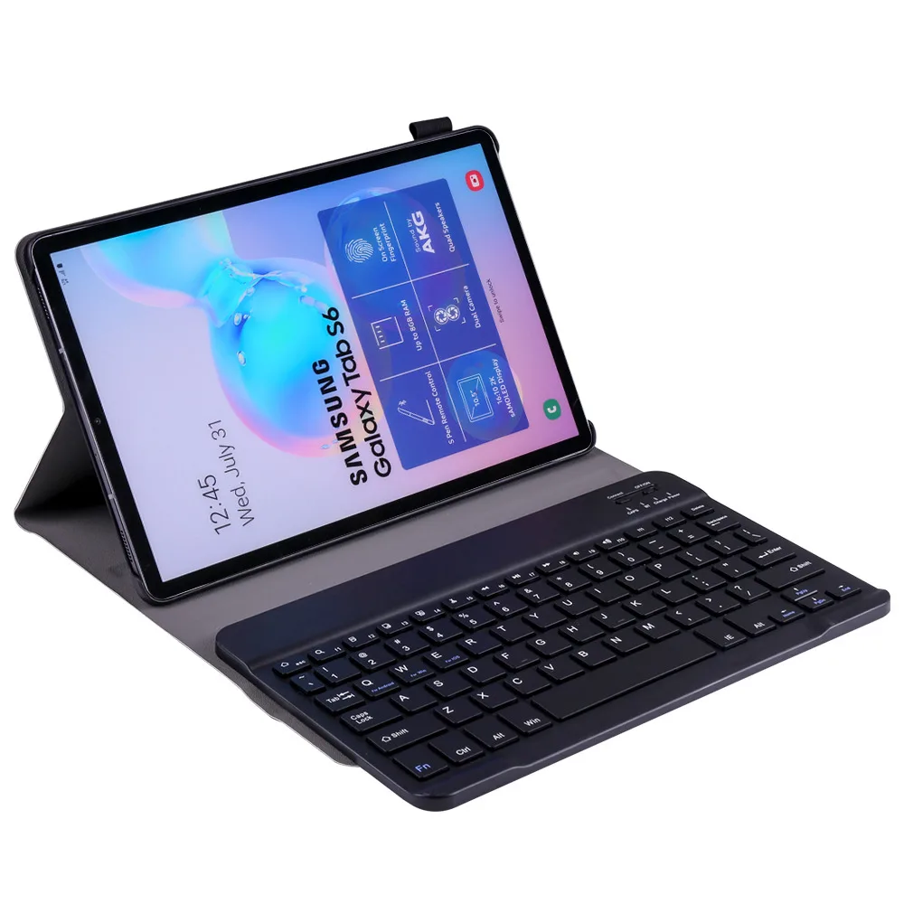 Для Samsung Galaxy Tab S6 10 5 2019 T860 T865 Съемная Беспроводная Bluetooth клавиатура + тонкий Чехол