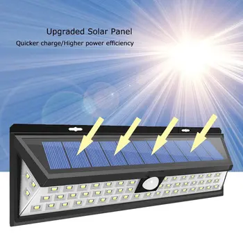 

118LED Solar Light Solar PIR Motion Sensor Lamp IP65 Waterproof Outdoor Garden Yard Lamp Emergency Security Light