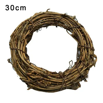

Tree Rattan Wreath Holiday Wedding 20/25/30CM ​Christmas Artificial Vine