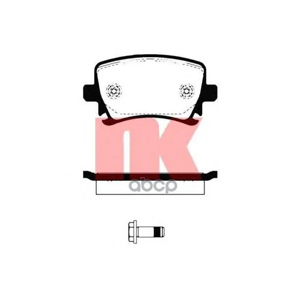 Колодки Тормозные Volkswagen Touran 03/Caddy/G5/G6 Задние Nk 224775 Nk арт. 224775