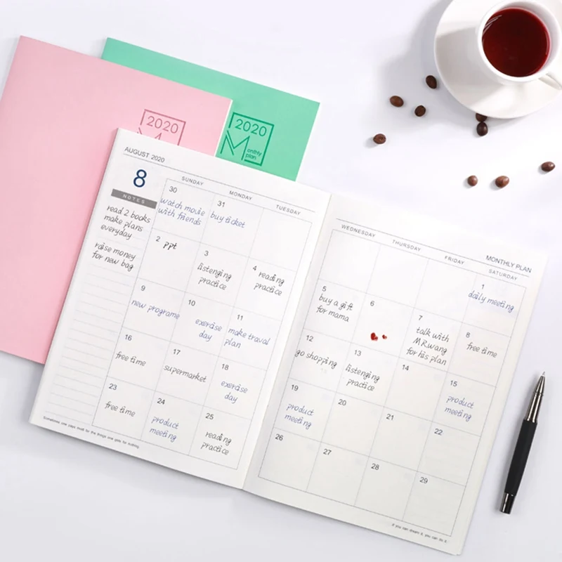 

Planner Notebook Agendas Stationery Diary Weekly Annual Plan Caderno 2020 School Office Schedule Filofax Note Book Paper B5