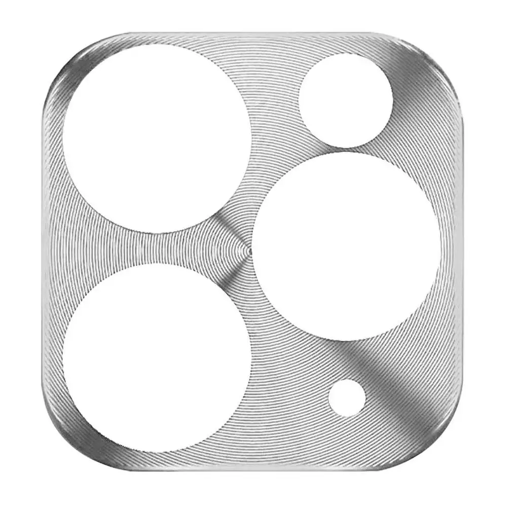 Защитная пленка из закаленного стекла с металлическим кольцом для iPhone 11 Pro