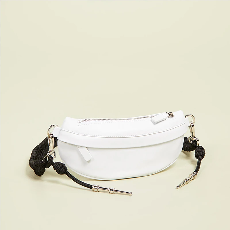 Waist Bags Belt Bag Women Pu Chest Bag Thread Fashion Fall Winter Textured Messenger Bag Color Luxury Waist Bag for Women Q