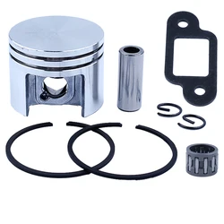38mm Rolamento Do Anel Do Pistão 10mm Pin MS180 018 Silenciador Junta Kit Para STIHL MS 180 Motosserra Substituir Parte 1130 030 2004 бензопила