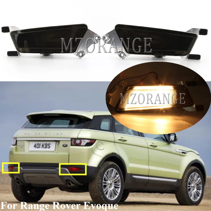 Smoke Tail Lamp For Range Rover Evoque 2011-2018 Rear Brake Bumper Reflector Stop Warning Fog Light 2PCS Car Accessories |