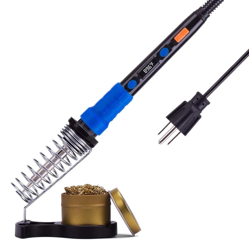 

Hot XD-928D Soldering Iron Kit 110V 65W Portable Temperature Adjustable Pen Digital Welding Tool Soldering Iron for Electric Pcd