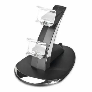 

Dual Controllers Charger Charging Dock Stand Station For Sony PlayStation 4 PS4 PS 4 Game Gaming Wireless Controller Console
