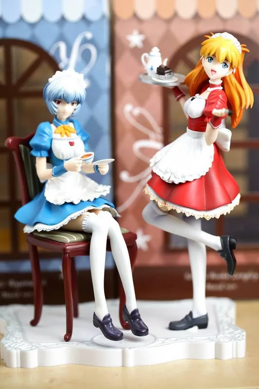 Отличный человек игрушка Eva Век Evangelion Asuka кофе костюм горничной гаражный комплект модель