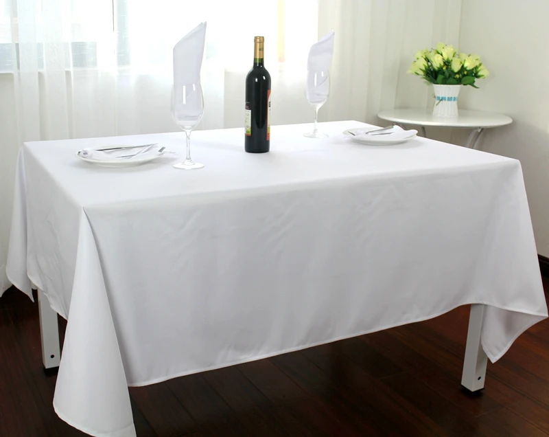 Toalha de mesa de jantar retangular oversized