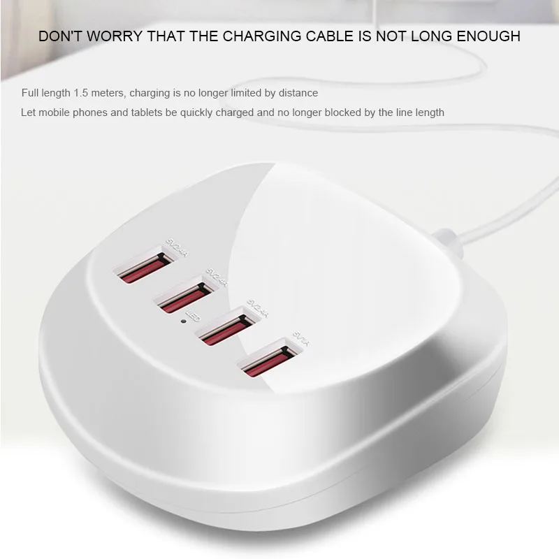 4 порта USB 100-240 в несколько USB настенных зарядных устройств адаптер для путешествий все в одном USB зарядное устройство штепсельная Вилка для путешествий зарядное устройство для телефона EU US UK AU вилка