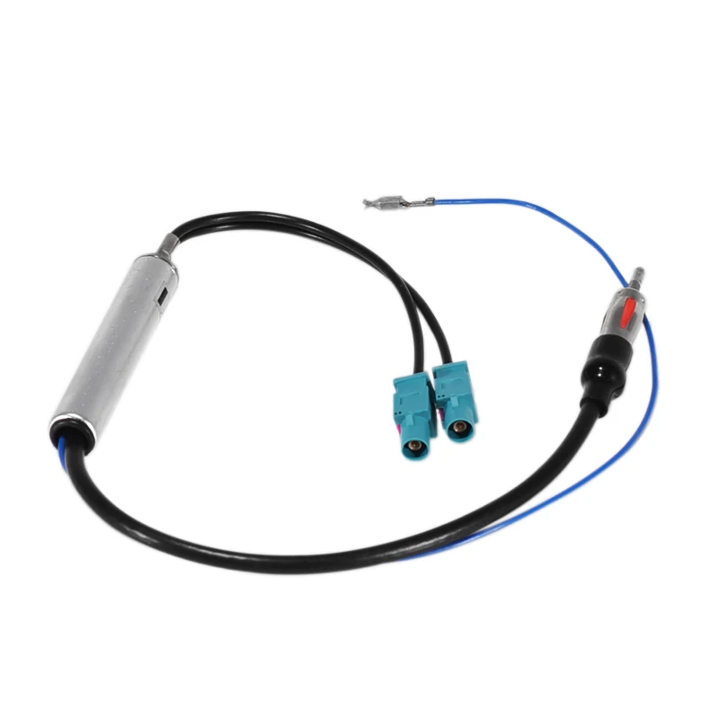 17,7 Inch Radio Adapter Antenne Audio Kabel Männlichen Dual Fakra