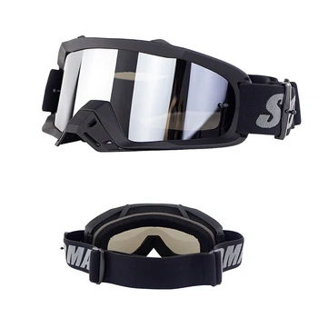 

Choose Tear Off Films Motorcycle Glasses casco capacte moto Goggles SOMAN SM16 Motocross Helmet Goggles