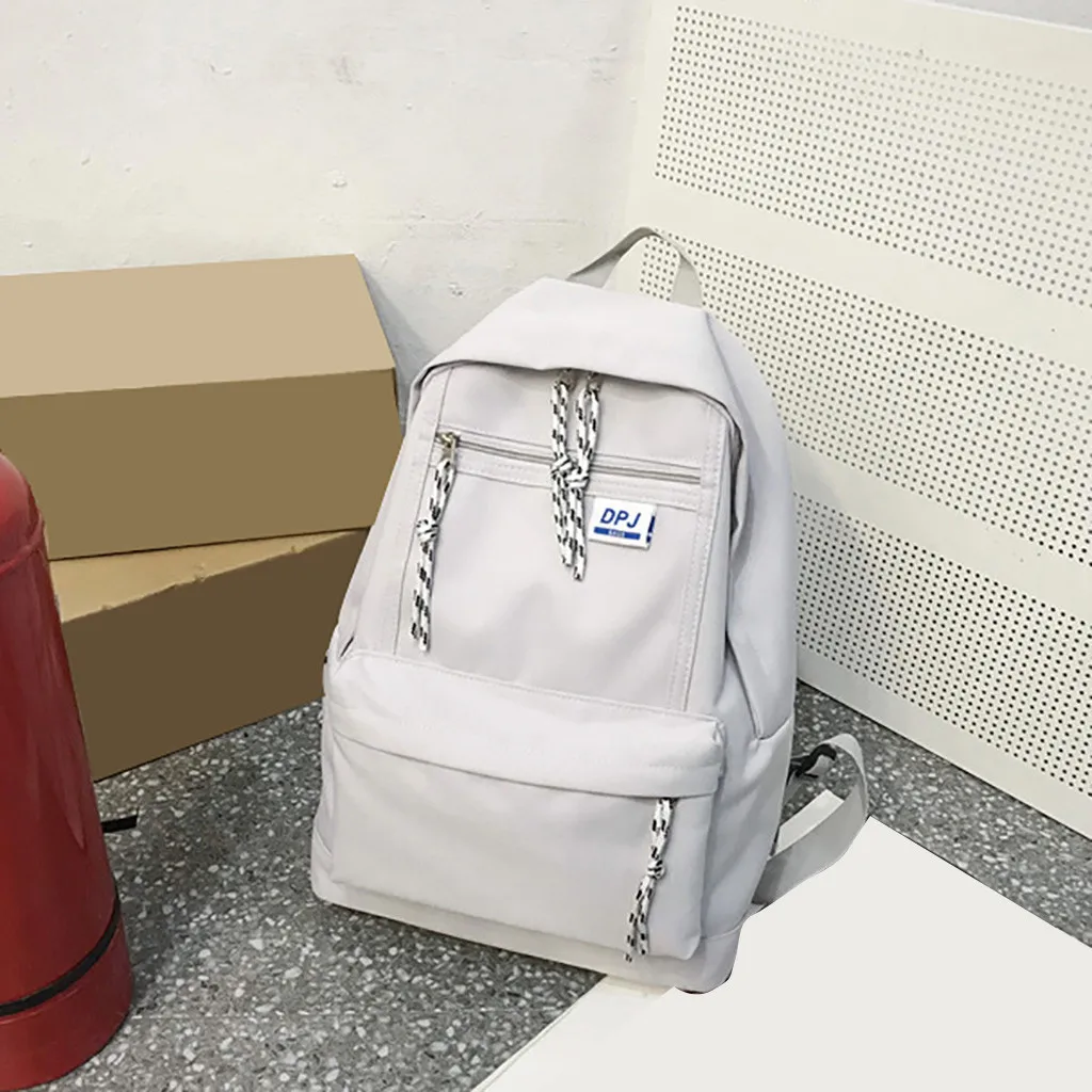 

xiniu Preppy Large Capacity Women Backpack Solid color School Bags For Teenagers Oxford Travel Bags Girls Laptop Backpack 8m2