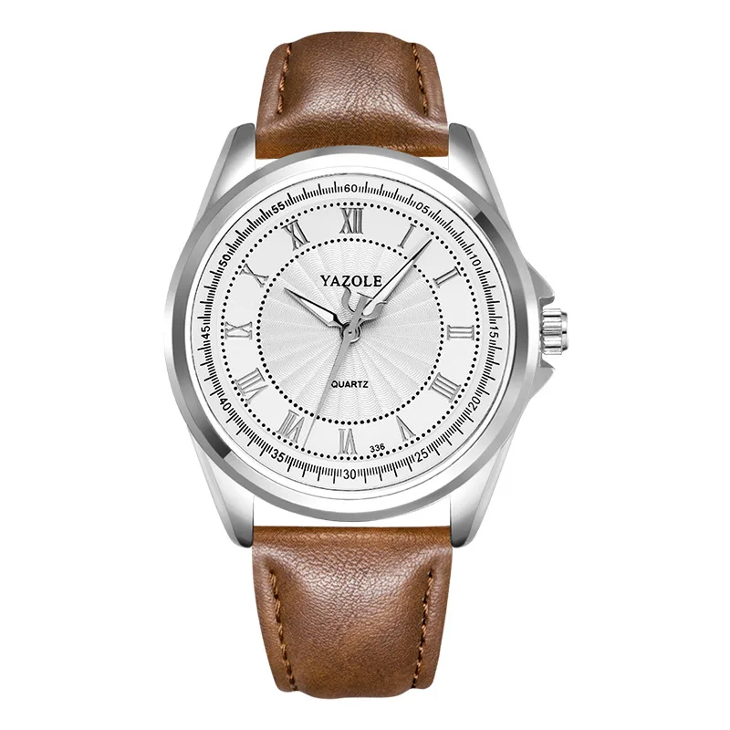style 7 Классические мужские деловые часы люксовый бренд yazole кварцевые часы мужские светящиеся руки спортивные Montre Homme из искусственной кожи мужские часы xfcs - Цвет: style 7