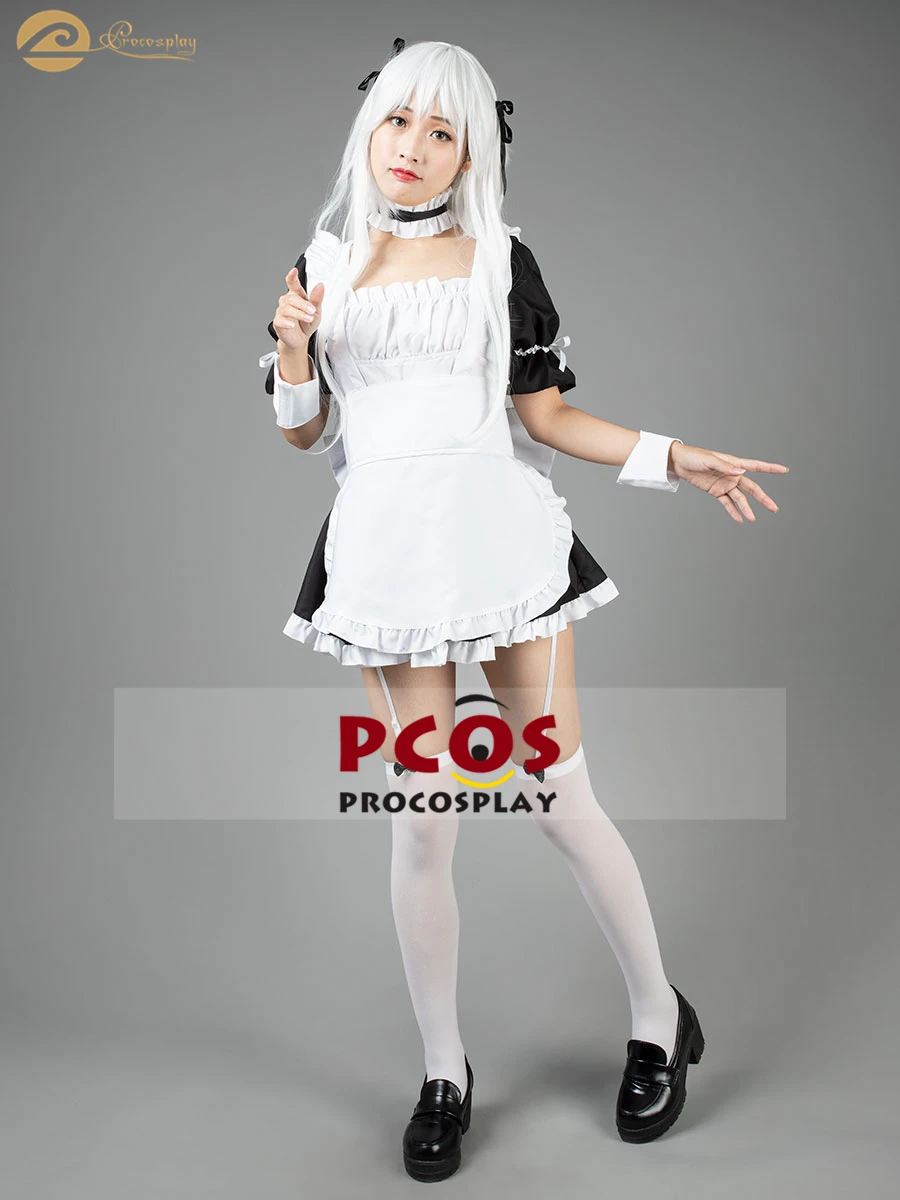 

Yosuga no Sora Kasugano Sora Maid Version Cosplay Costume mp004176