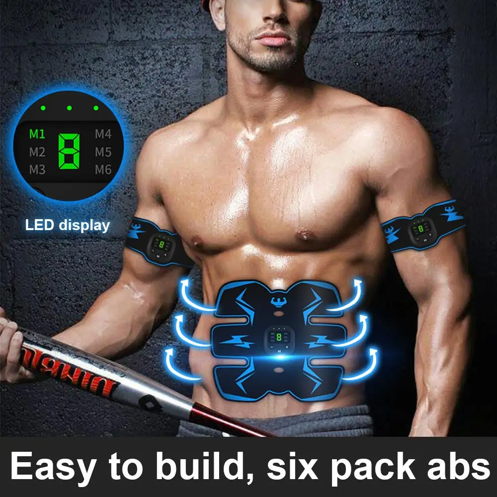 

1 Set Muscle Stimulator Trainer Toner Massage EMS Professional Fitness Kits Fat Burning Cellulite Massager