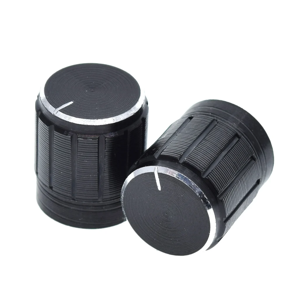 15*17mm aluminum alloy potentiometer knob rotary switch volume control knob For DIY 10pcs potentiometer knobs