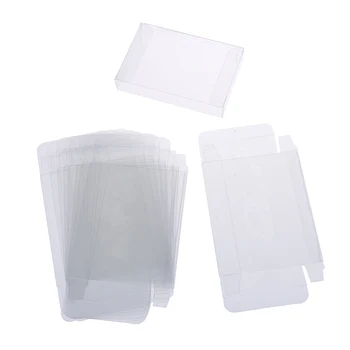 

10pcs/lot Clear Transparent Carts Box Case For NS N64 Cartridge CIB Protectors