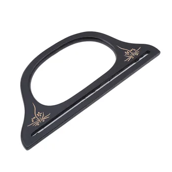 

2020 New Style High Quality Wooden Handle For Handmade Bag Handbag DIY Bags Purse Handle Handcraft Supplies Bag Accessary