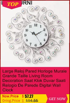 Каса Мураль украшения дома аксессуары современный декор Grande Reloj сравнению Saat Horloge Фреска Relogio де Parede Настенные Часы