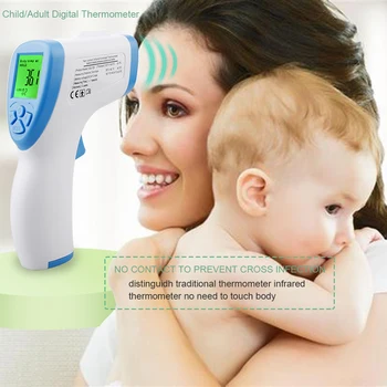 

Digital Forehead Thermometer Infrared Thermometer Adults Accurate Instant Readings Thermometer With Lcd Display For Infant Baby