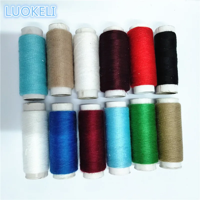 1 коробка(12 шт.) 50 ярдов домашняя обычно используемая Толстая линия DIY ручные аксессуары ручная линия