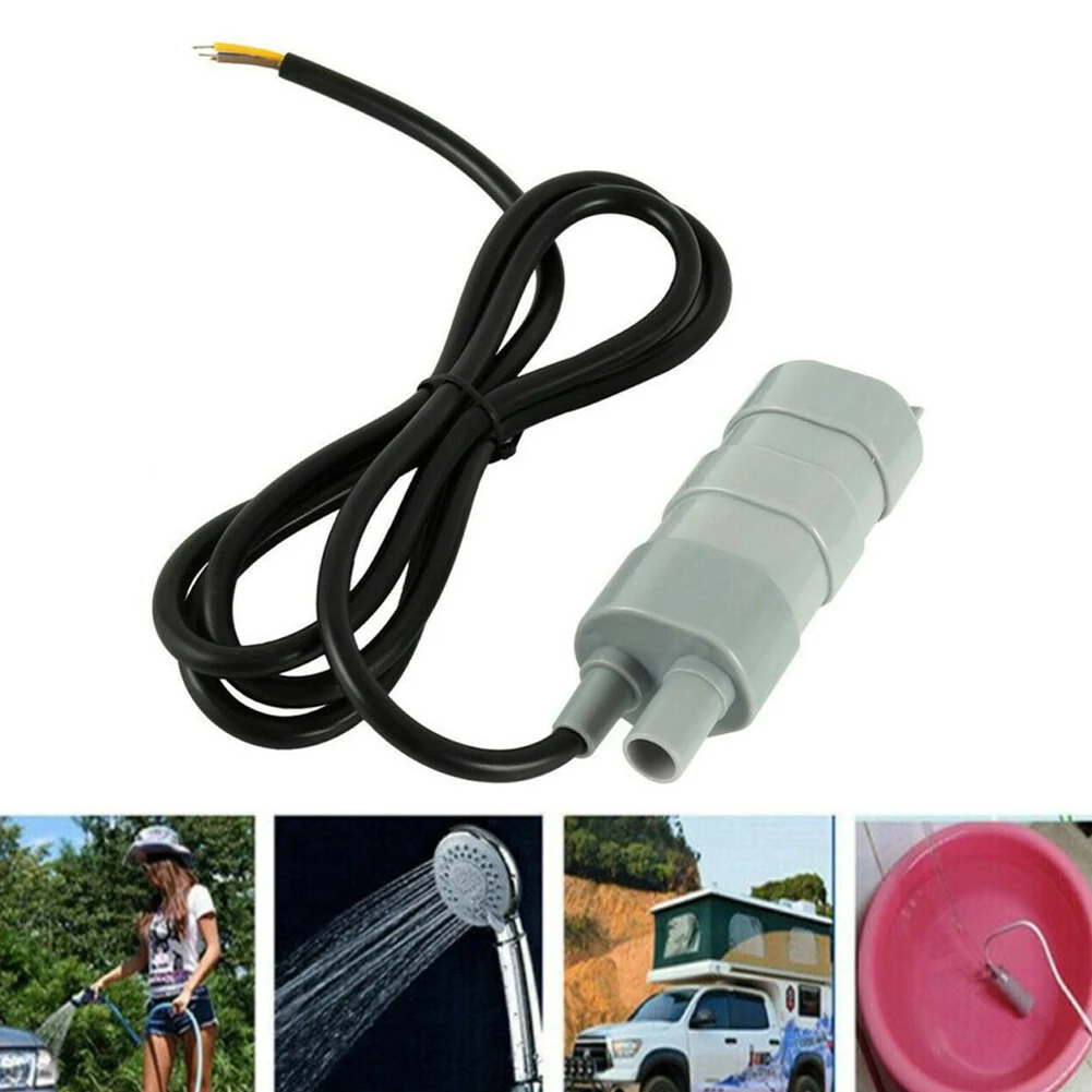 DC 12V Submersible Water Pump Camper Motorhome High Flow Whale Pump 1000L/H 5M High Quality Durable Engineering Plastics Pump