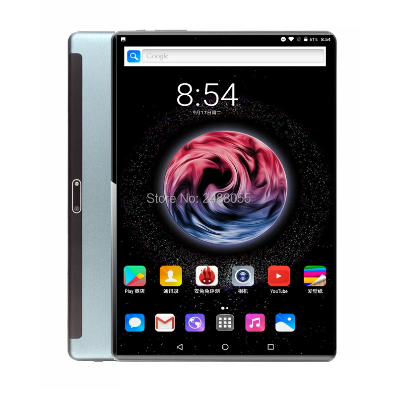 

10.1 inch Tablet PC 4G Lte Phone Octa Core Google Play kids tablette enfant 6GB RAM 128GB ROM WiFi GPS tablet android 9.0 10