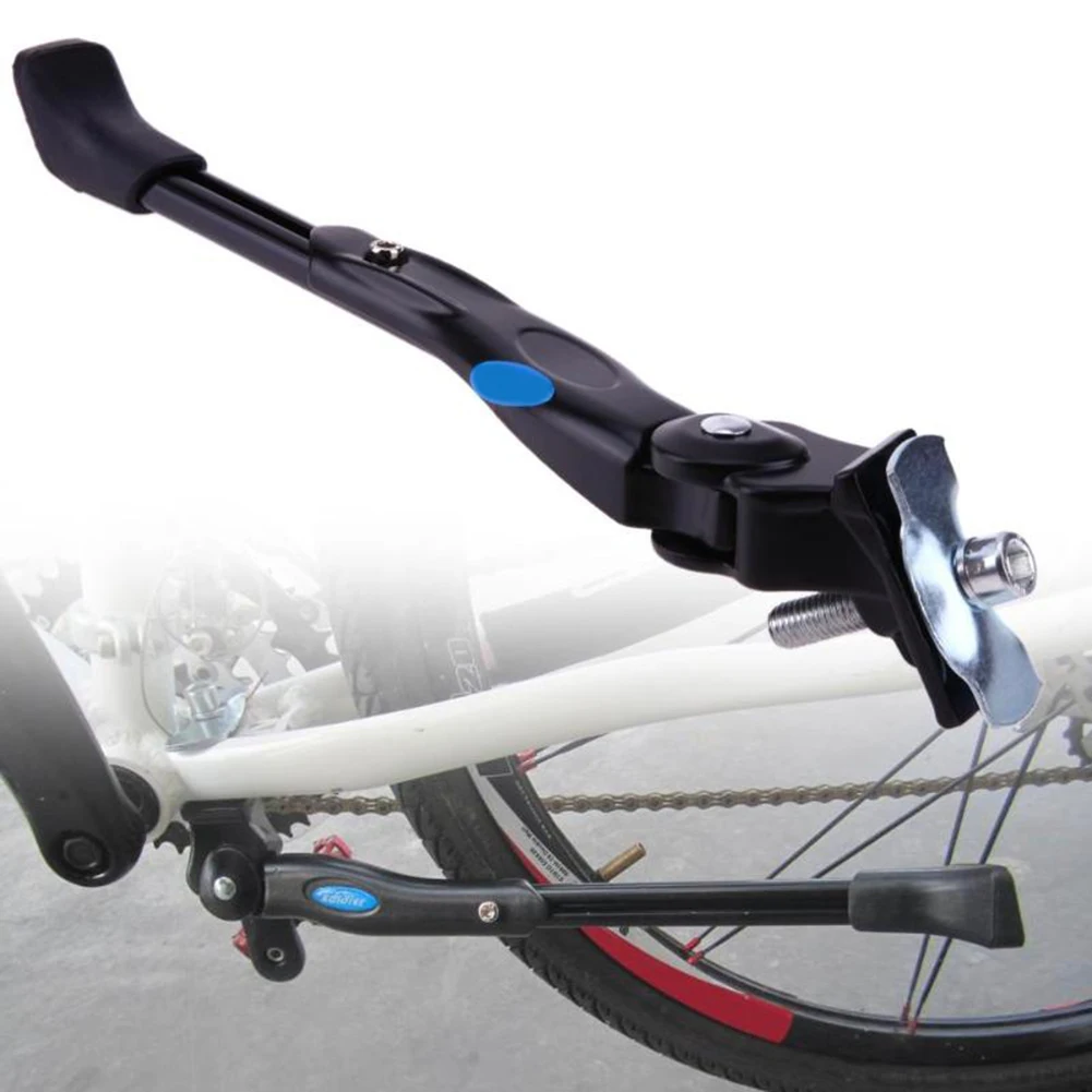 Регулируемый MTB дорожный Велосипедные подножки стойка для парковки Поддержка боковая стойка для велосипеда езда на велосипеде Запчасти 34,5-40 см велосипедная подножка; алюминиевый сплав
