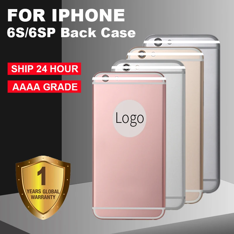 AAA + качественный корпус чехол для iPhone 6s plus крышка батареи средняя Рамка замена