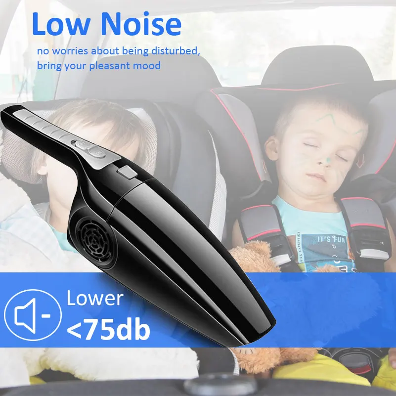 Portable 12V Car Vacuum Cleaner Handheld For Auto שואב אבק לרכב