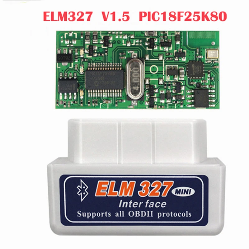 Диагностический сканер OBD2 ELM327 Bluetooth V1.5 V2.1 автомобильный диагностический