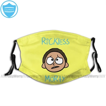 

Rick And Morty Mouth Face Mask Rickless Morty Facial Mask Fashion Funny with 2 Filters for Adult