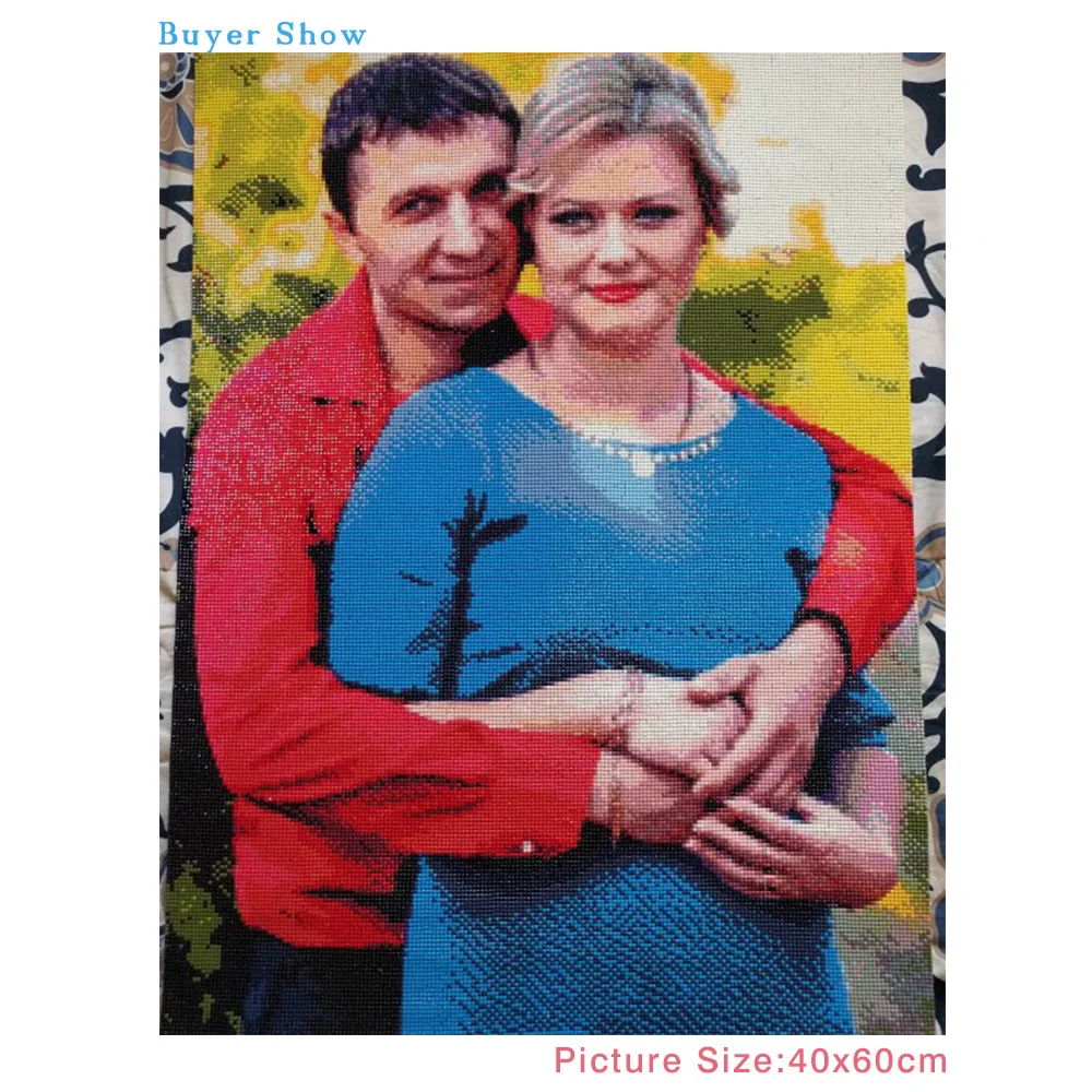 Diamond Painting EverShine Personal Picture Photo Custom Cross Stitch Full Kits Mosaic Art Beads Embroidery Wedding Decoration