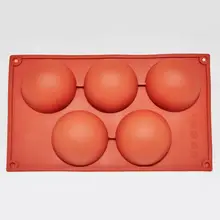 Инструмент для торта 1 шт. 8 см диаметр x4см глубина полусферическая силиконовая форма для выпечки Форма для торта круглая чашка для маффинов мыло помадка DIY