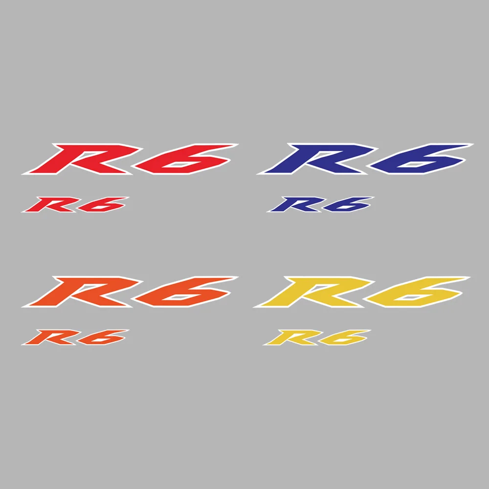 

For YAMAHA YZF R6 YZF-R6 YZFR6 Motorcycle RIM DECALS WHEELS STICKERS Body Shell Helmet Tank Pad R6 Fuel Film Moto Sticker