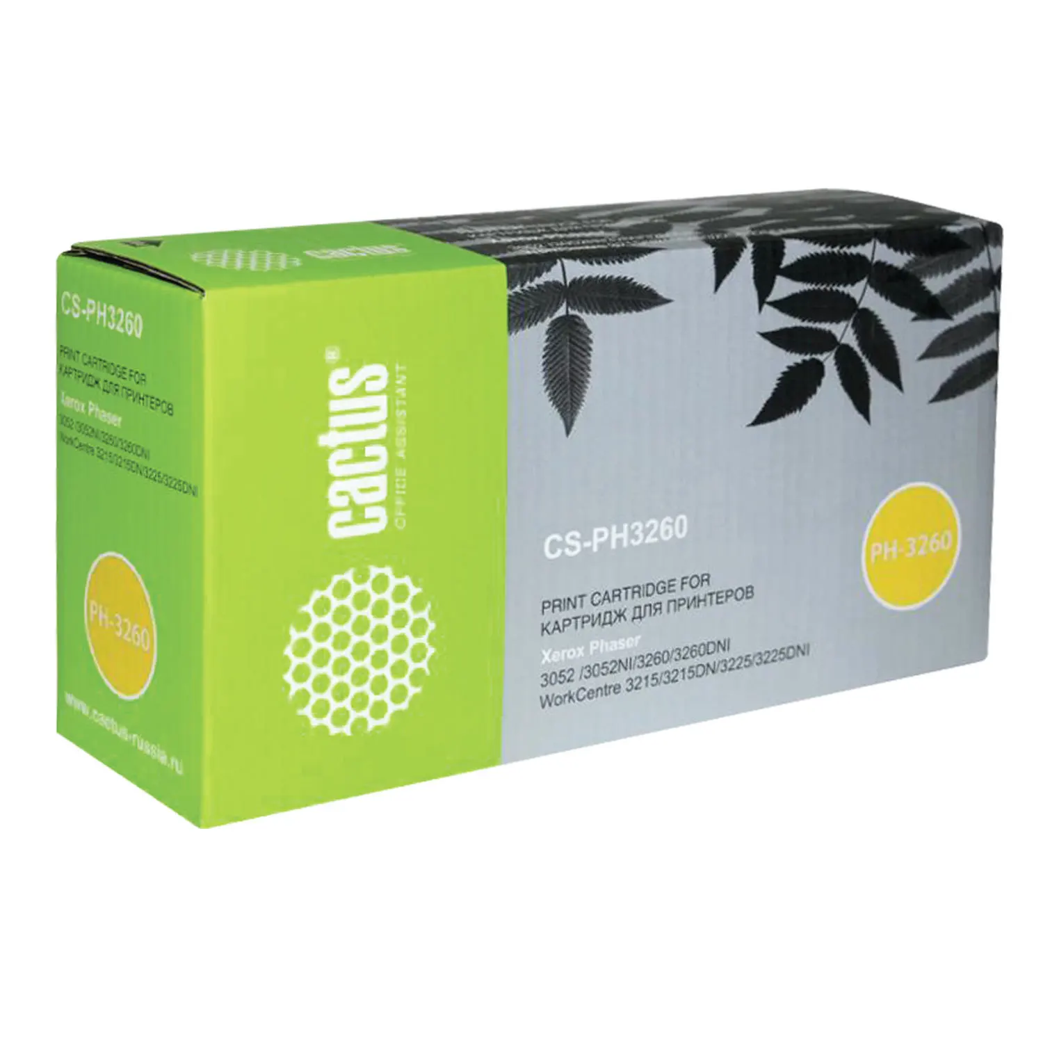Тонер-картридж CACTUS (CS-PH3260) для XEROX WorkCentre 3215/3225/Phaser 3052/3260 ресурс 3000 стр. | Компьютеры и