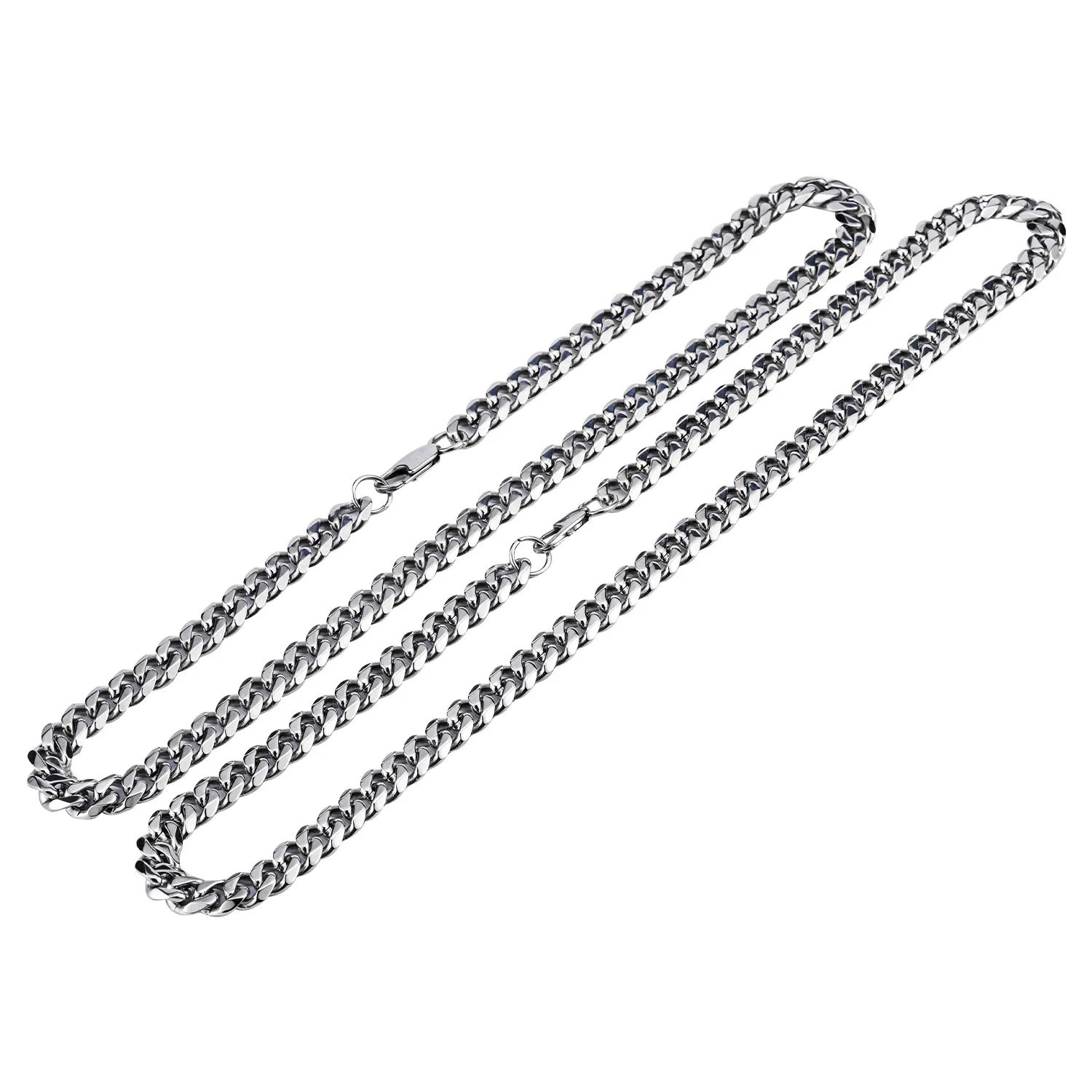 Большая мужская кубинская цепь 9 мм белое ювелирное изделие модный чокер