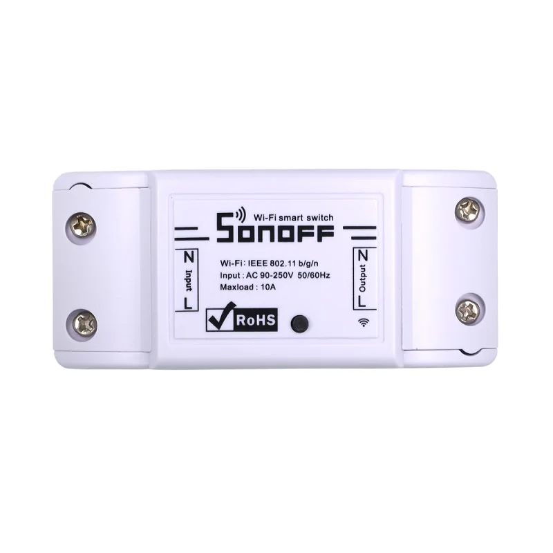 SONOFF BASIC R2 ITEAD SONOFF Basic R2/R3 Wifi беспроводной умный переключатель света DIY модуль приложение/LAN/голосовое дистанционное управление 10A Поддержка Google Home Alexa - Комплект: SONOFF BASIC R2