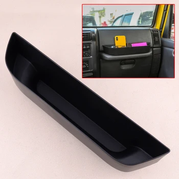 

Car Black ABS Passenger Organizer Box Tray Storage Fit for Jeep Wrangler TJ 1997-2001 2002 2003 2004 2005 2006 2007