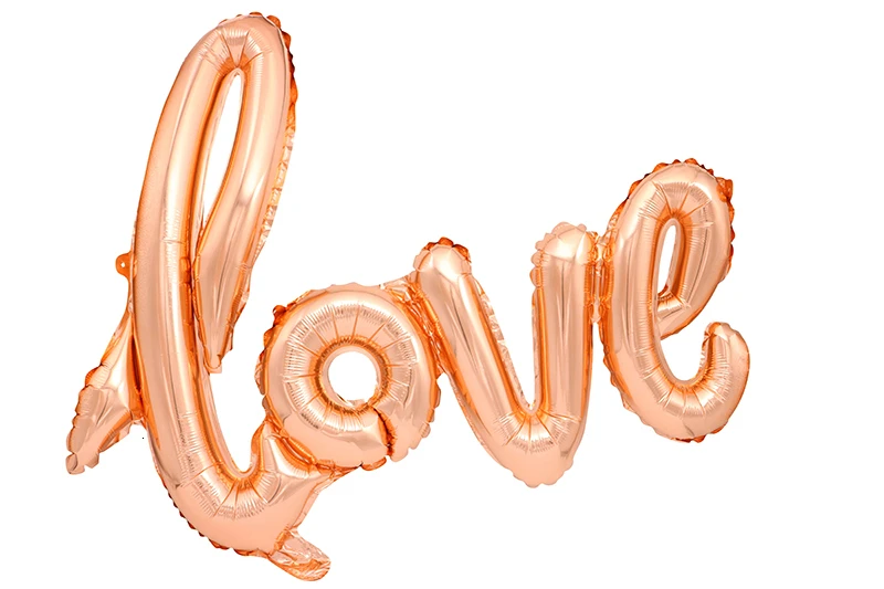 red rose goldlove 1 шт воздушные шары для влюбленных на день рождения украшения, товары для вечеринки Свадебная обувь цвета розового золота Globos Aniversario шары девичник Anniversaire - Цвет: red rose goldlove