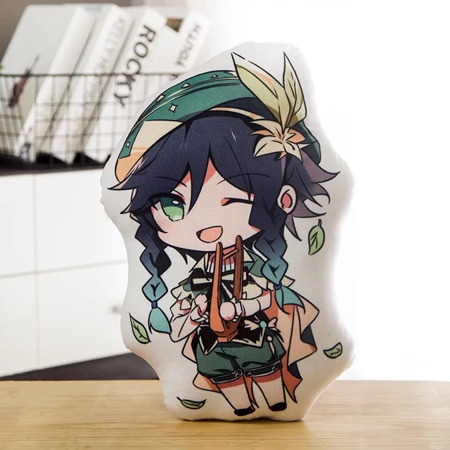 Genshin Impact Zhongli Tartaglia Xiao Venti Diluc Kaeya Paimon Keli Cosplay Anime Plush Toys Kawaii Cartoon Pillow Specification Venti