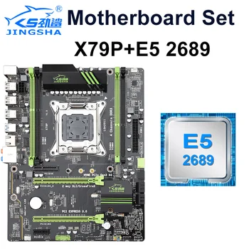 

JINGSHA X79 motherboard set with Xeon E5 2689 8 cores,16 threads LGA 2011 support DDR3 ECC REG memory ATX USB3.0 SATA3