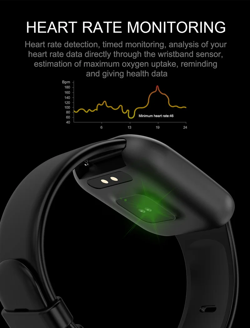 Спортивные умные часы X16 Heart Rate мужской женский браслет кровяное давление фитнес-трекер Водонепроницаемый Android IOS цветной музыкальный звонок