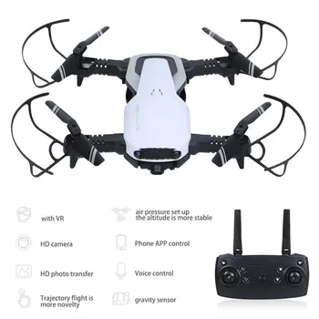 

hot H2 RC Foldable Drone Headless Mode Drone Four-axis Airplane Mini Drone with 30W Camera APP Control Gesture Photo Drone