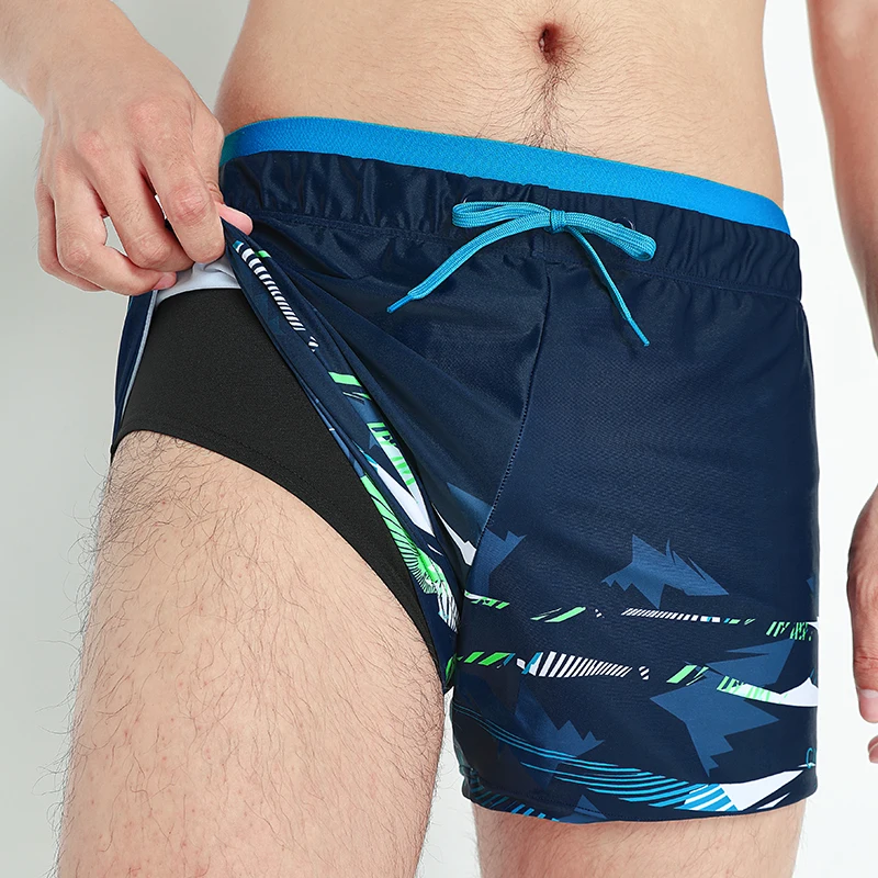 GOLDEN CAMEL Men Swimwear Anti-Embarrassment Men's Boxer Swimsuit Man Beach Loose Men's Summer Shorts Swimming Trunks for Men