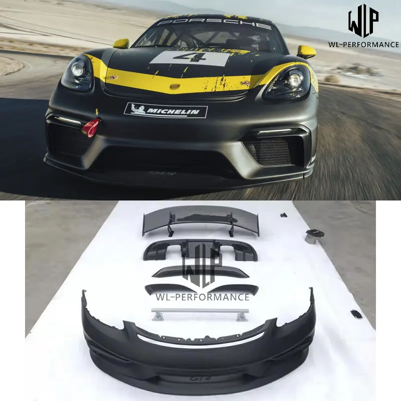 Высококачественный комплект кузова автомобиля GT4 стильный передний бампер